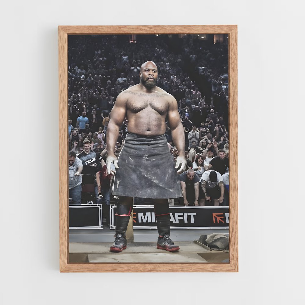 Poster Le Champion de Force – affiche Compétitions de gymnastique (vue 4)